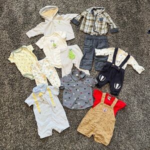 3-6mo Assorted Baby Outfits (13 pieces)